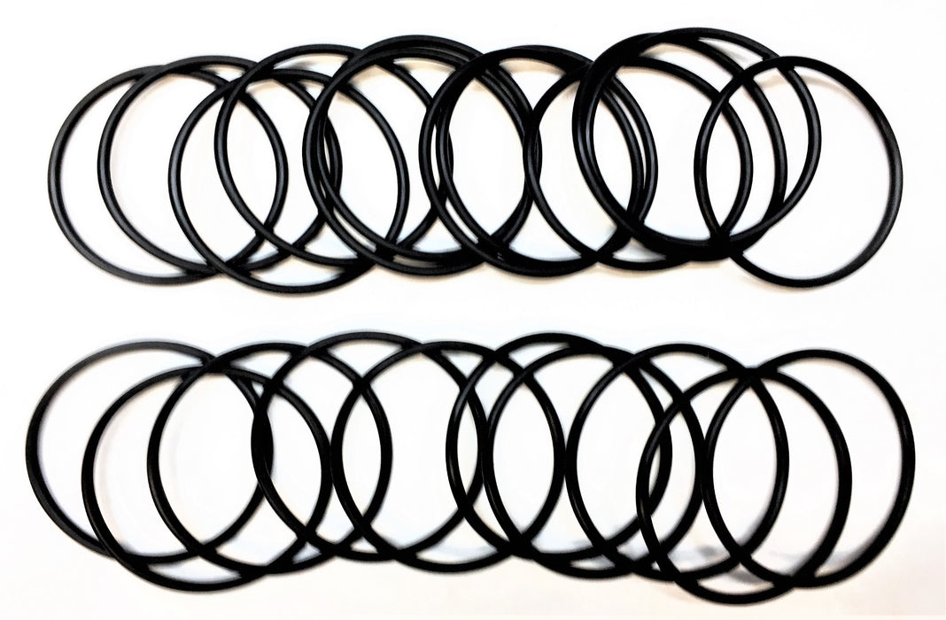 DURO 70 Black Nitrile O-Ring 2-5/8"ODX 2-3/8"IDX1/8"CS AS568-229 [Lot of 22] NOS