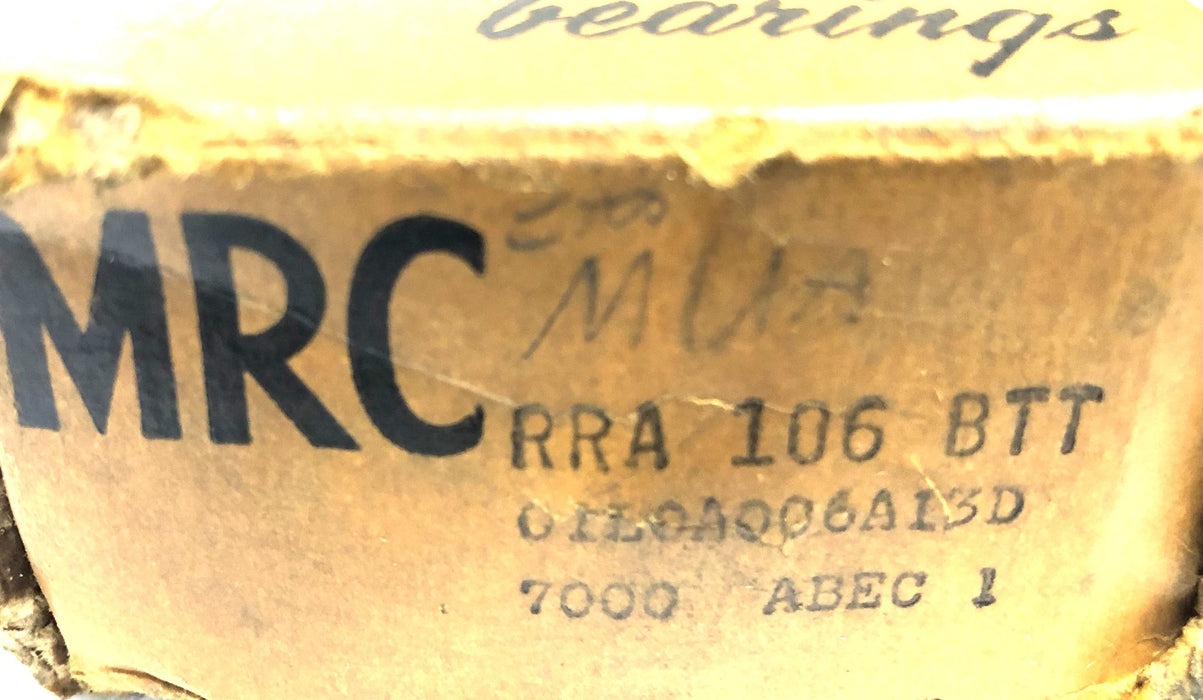 MRC Ball Bearing Insert With Locking Collar RRA106BTT NOS