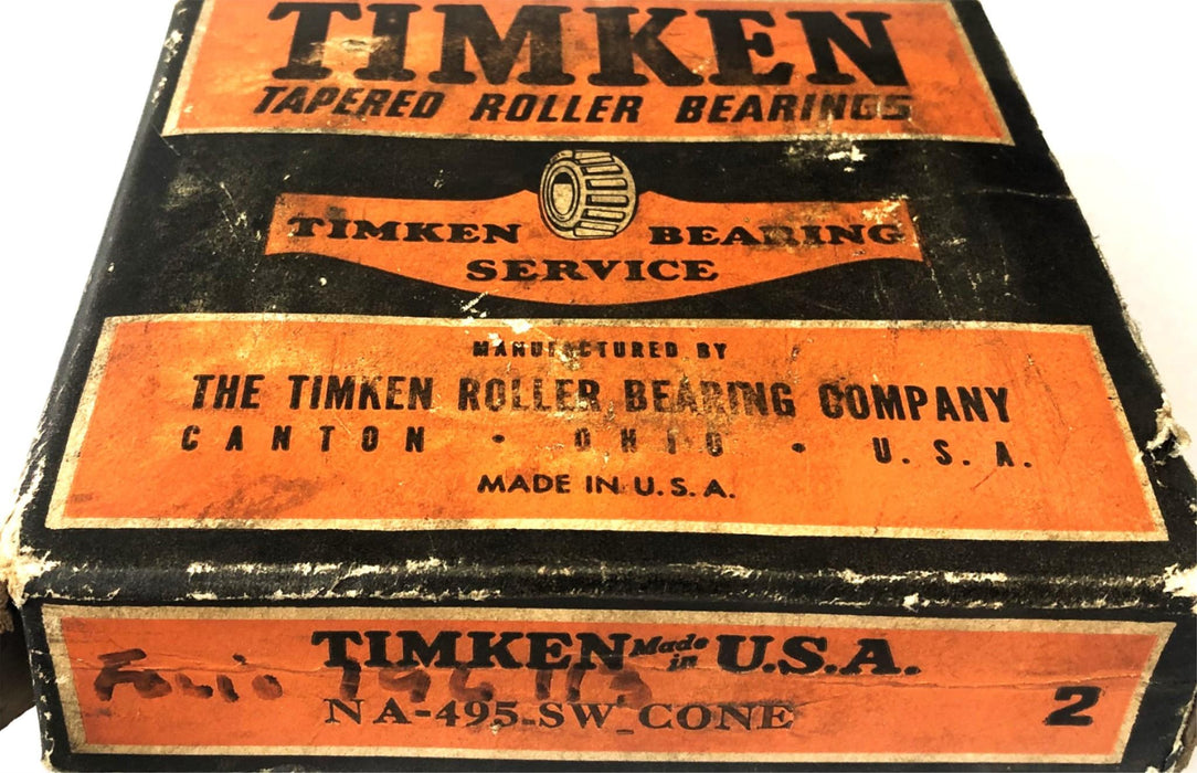 Timken Tapered Roller Bearing Cone NA-495-SW NOS
