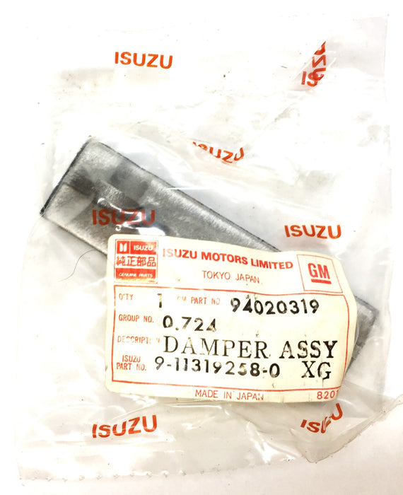Isuzu Motors Limited/General Motors Damper Assembly 9-11319258-0 (94020319) NOS