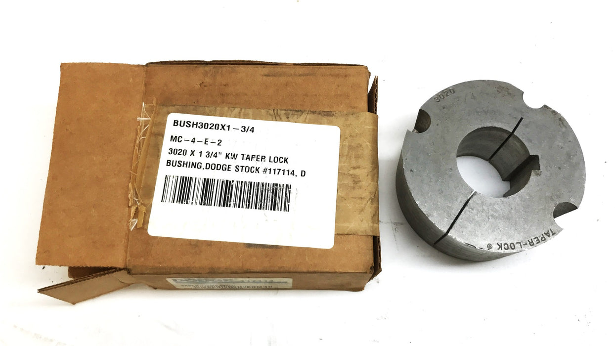 Dodge 3/4 inch 3020X1 Taper Lock Bushing 117114 NOS