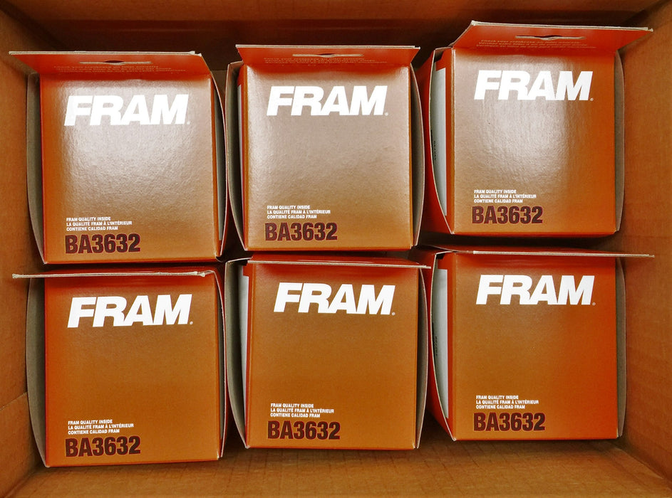 FRAM Air Filter BA3632-02 [Lot of 6] NOS