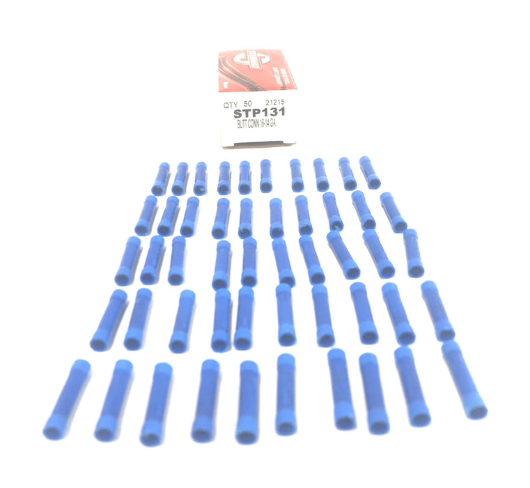 Standard Motor Products Pack (50 pcs) of 16-14GA Butt Connector STP131 NOS
