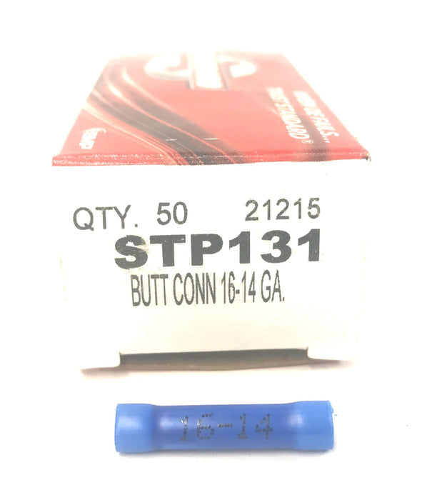 Standard Motor Products Pack (50 pcs) of 16-14GA Butt Connector STP131 NOS