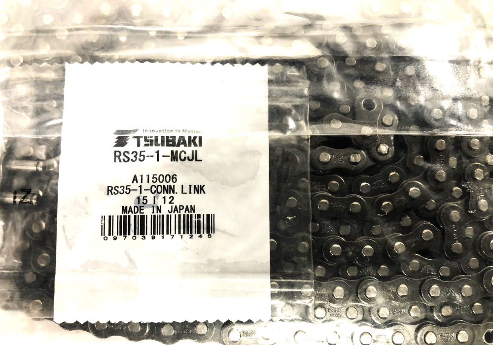 Tsubaki 10 Foot 3.048m 320 Links Roller Chain RS35-1-RP-U NOS
