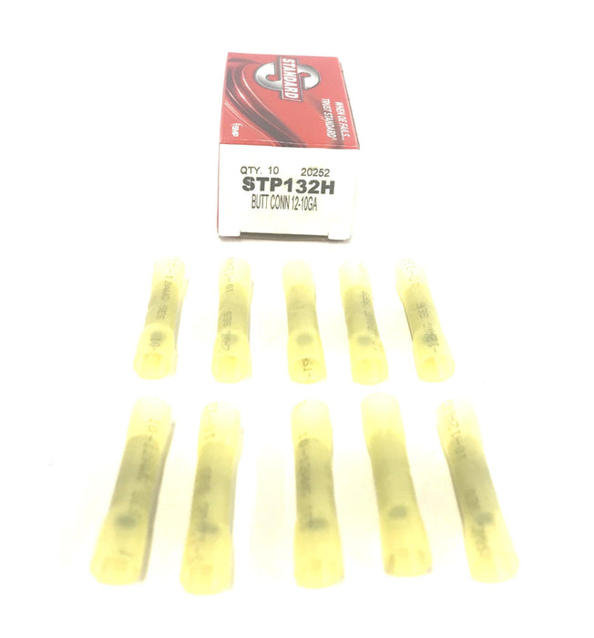 Standard Motor Products Pack (10 pcs) of 12-10GA Butt Connectors STP132H NOS
