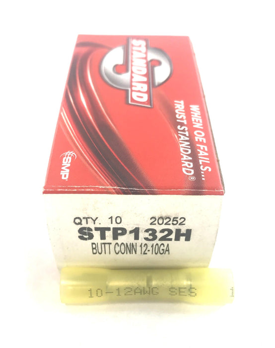 Standard Motor Products Pack (10 pcs) of 12-10GA Butt Connectors STP132H NOS