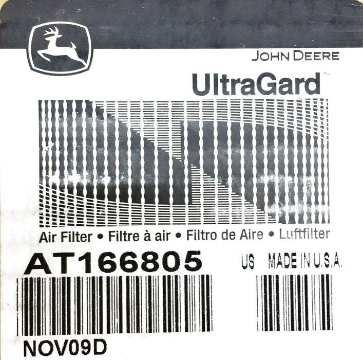 John Deere UltraGard Air Filter AT166805 NOS