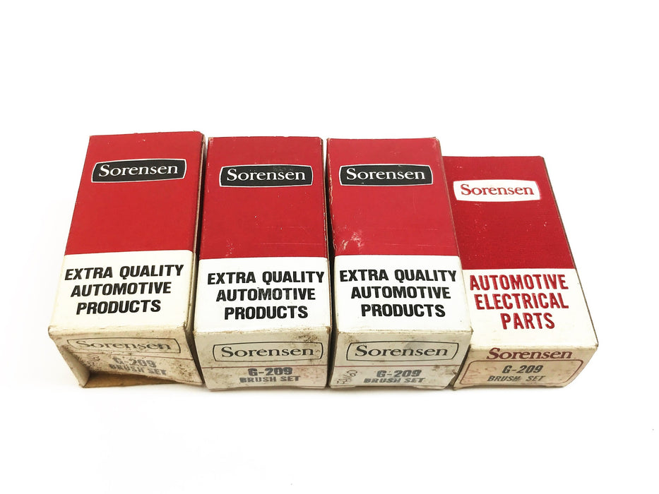 Sorensen Starter/Alternator Brush Set G-209 [Lot of 4] NOS