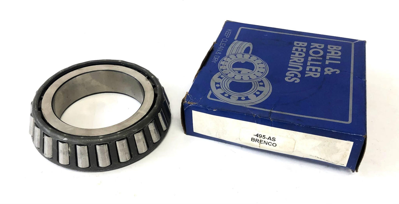 Brenco Tapered Roller Bearing Cone 495AS NOS