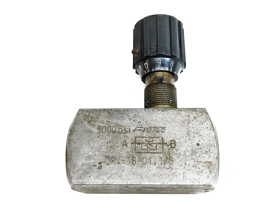 Flutec Hydraulic Flow Control Valve DRV-16-01-175 NOS