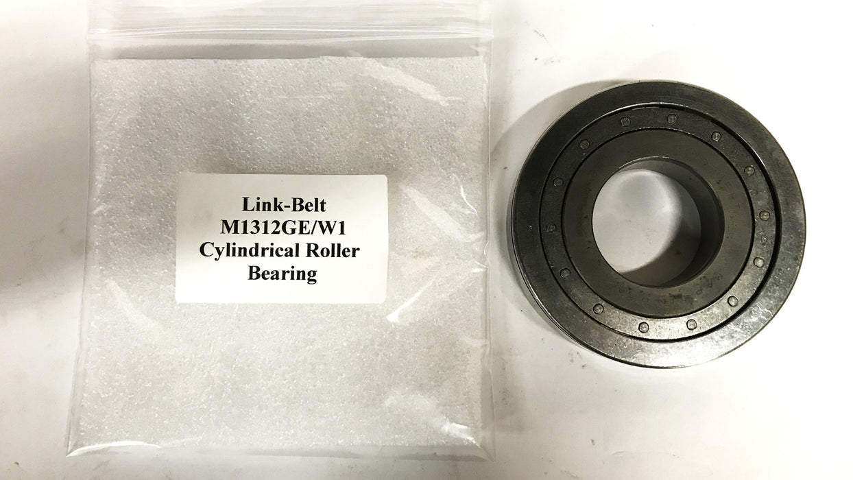 Link-Belt Cylindrical Roller Bearing with Attached Inner Ring M1312GE/W1 NOS
