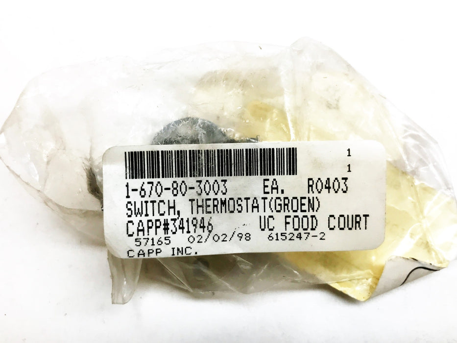Groen Snap-Action Thermostatic Switch  Z077985 NOS