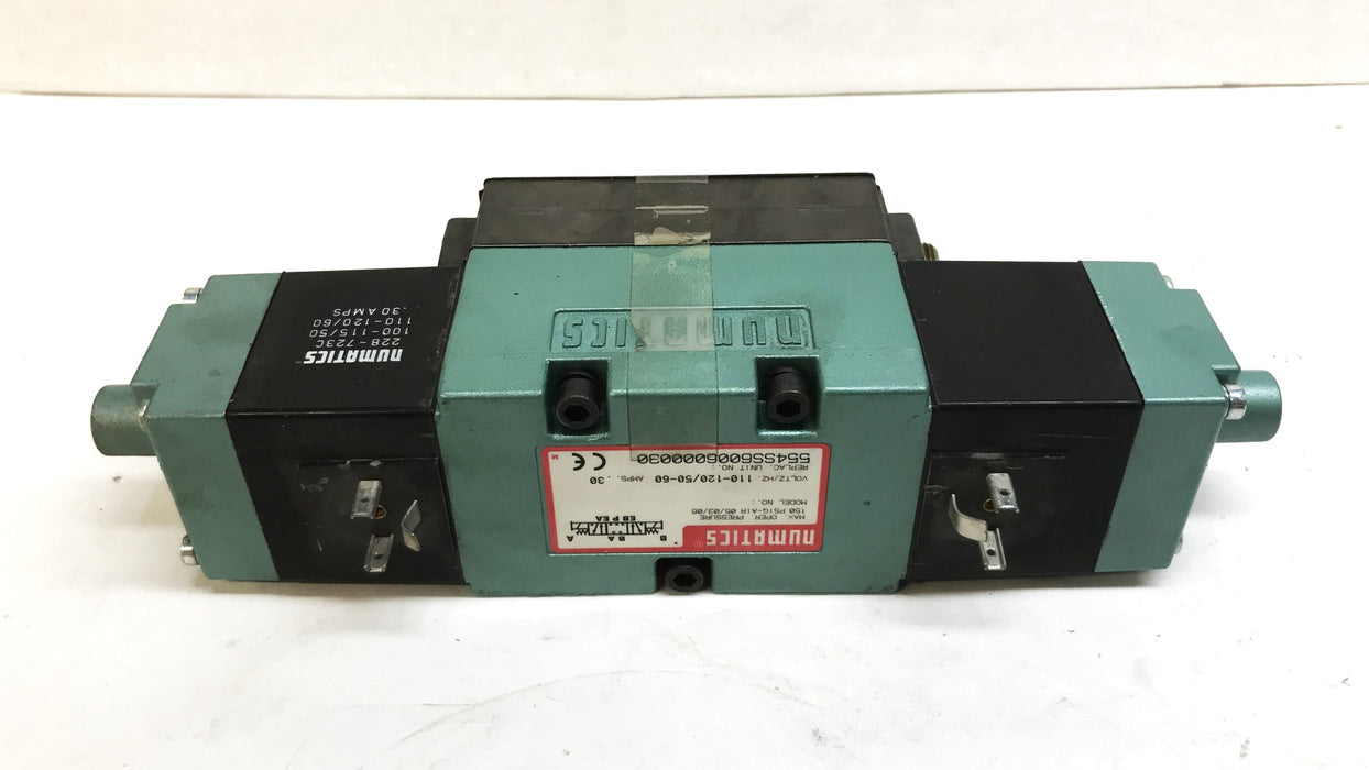 Asco Numatics Solenoid Air Valve 554SS6006000030 (228-723C) NOS