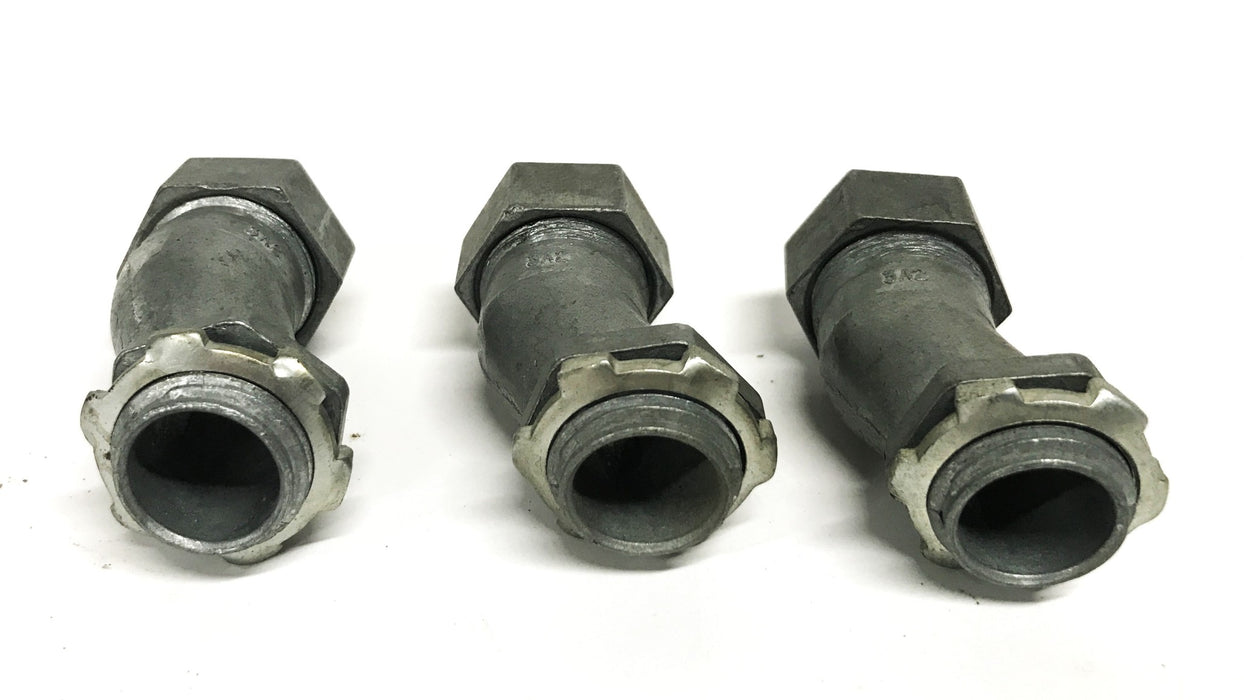 Amadco EMT Fitting with Lock Washer 3A2 [Lot of 3] NOS