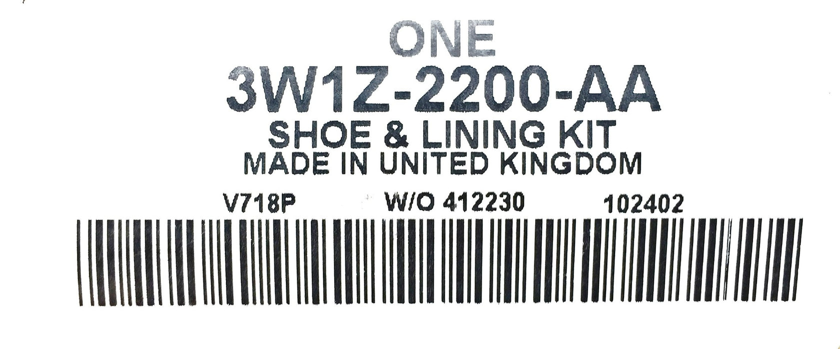 Ford Brake Pads 3W1Z-2200-AA (3W1Z2200AA) NOS