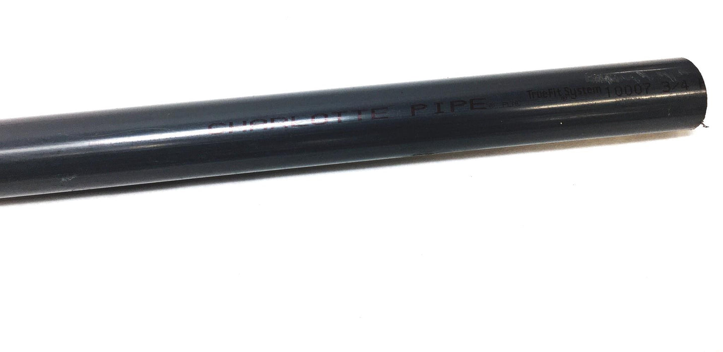 Charlotte Pipe TrueFit System 3/4 Inch PVC Pipe 10007 [Lot of 2] NOS