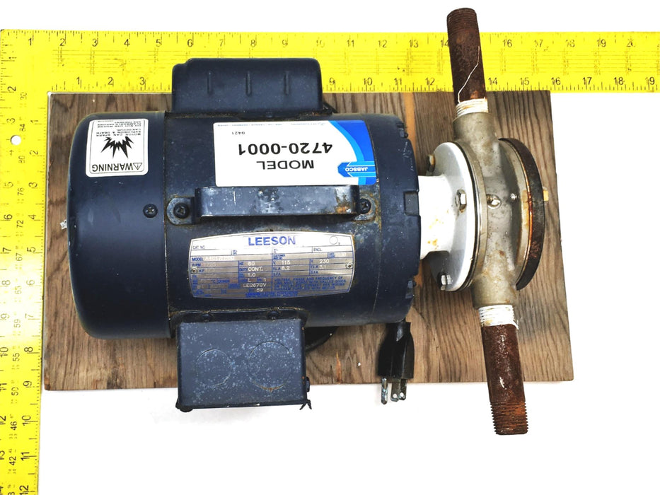 Jabsco, ITT 1725RPM 60Hz 115/230V 1/3HP Pump 4720-0001 USED