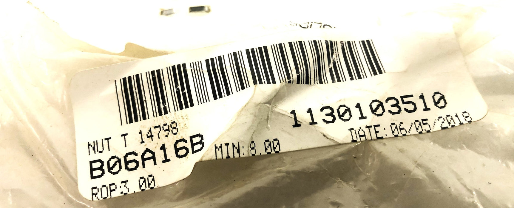 Unbranded 0.35 Inch ID T Nut 14798 [Lot of 4] NOS