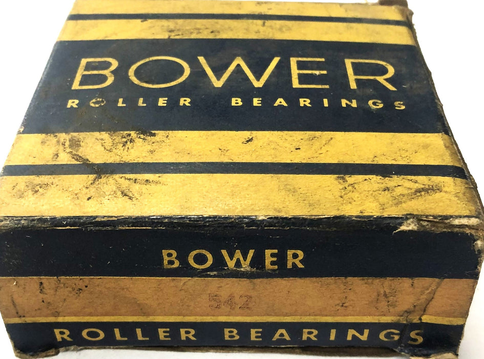 Bower Tapered Roller Bearing Cone 542 NOS