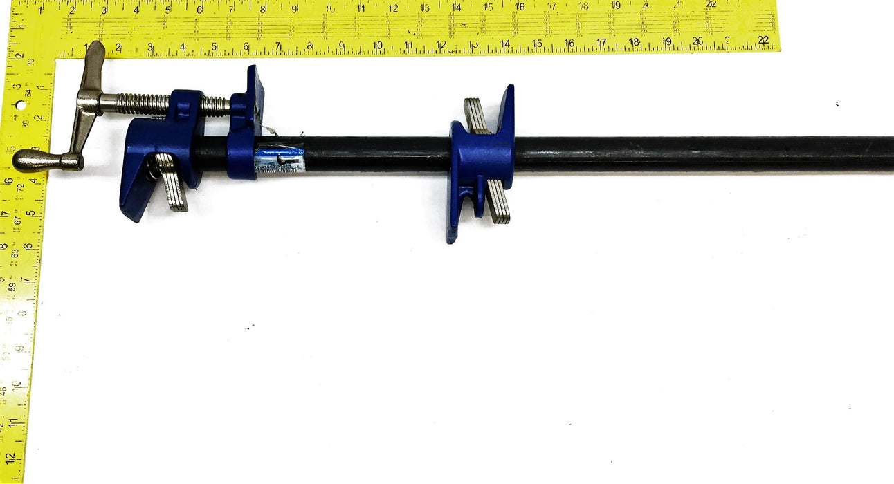 Abrazadera de tubo Irwin de 3/4 pulgadas con tubo cortado de acero negro de 3/4x36 pulgadas USADA