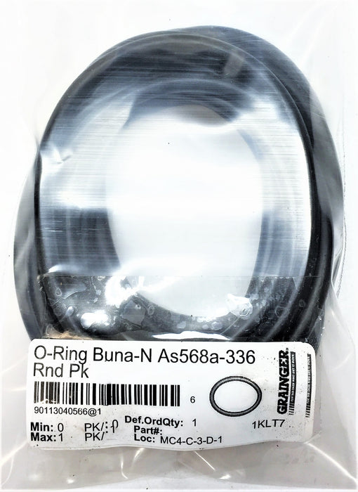 GRAINGER O-Ring Buna-N As568a-336 [Lot of 12] NOS