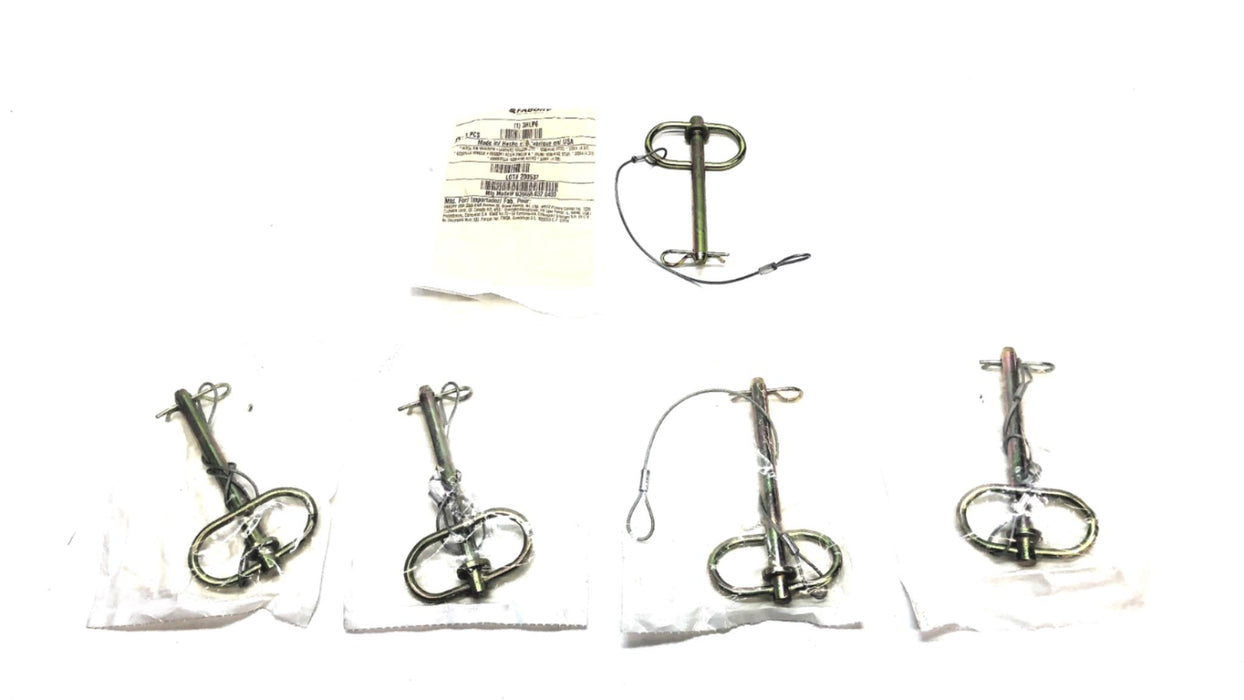Fabory Hitch Pin With Lanyard 3HLP6 [Lot of 5] NOS