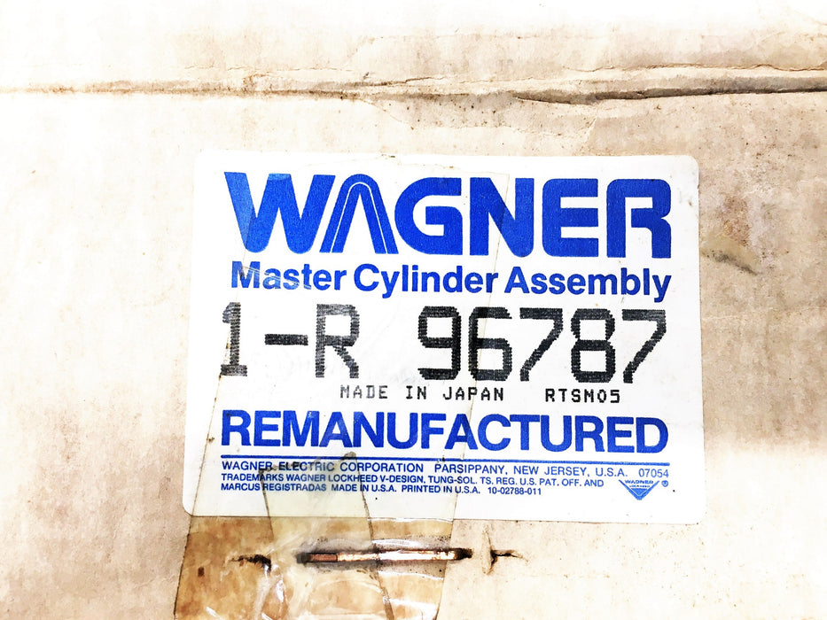 Wagner Brake Master Cylinder R96787 REMANUFACTURED