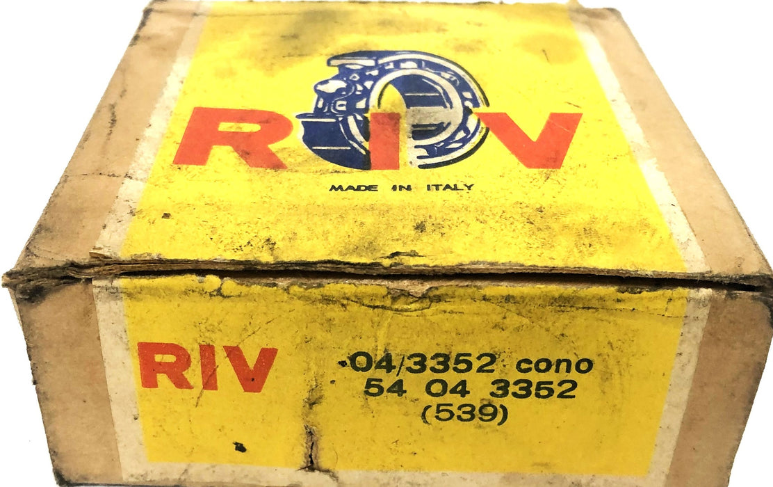 RIV Tapered Roller Bearing Cone 539 (04/3352) NOS