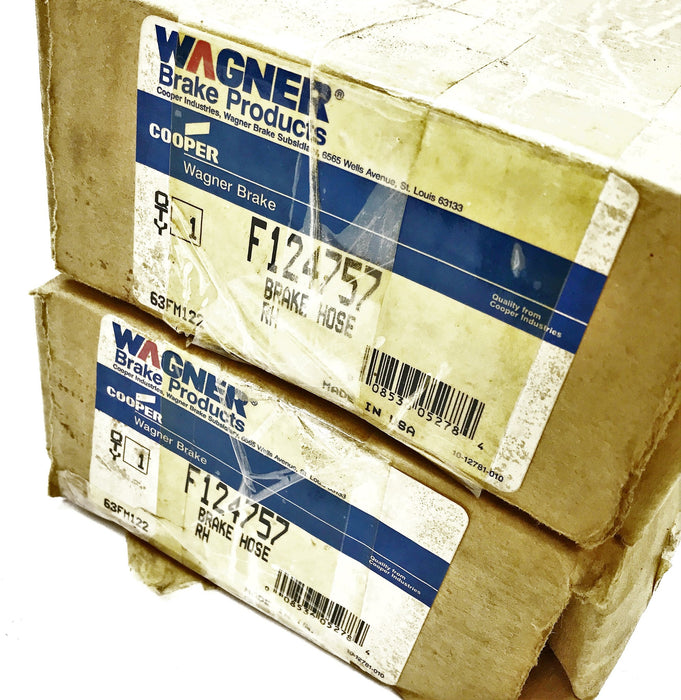 Wagner Brake Hose F124757 [Lot of 2] NOS