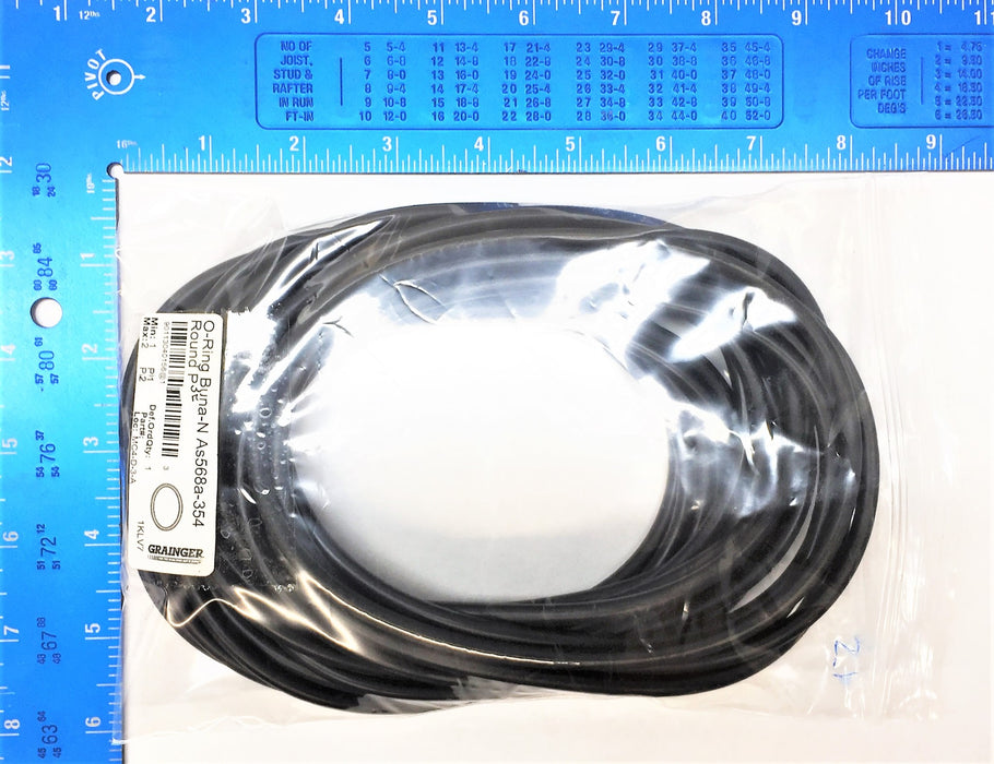 GRAINGER O-Ring Buna-N As568a-354 [Lot of 21] NOS