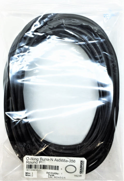 GRAINGER O-Ring Buna-N As568a-356 [Lot of 15] NOS