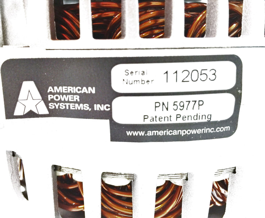 American Power Systems (API) Alternator 5977P NOS