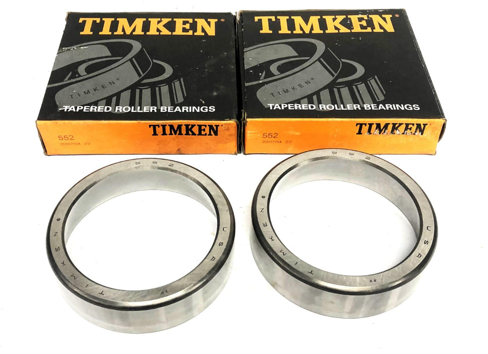 Timken Tapered Roller Bearing Cup 552 [Lot of 2] NOS