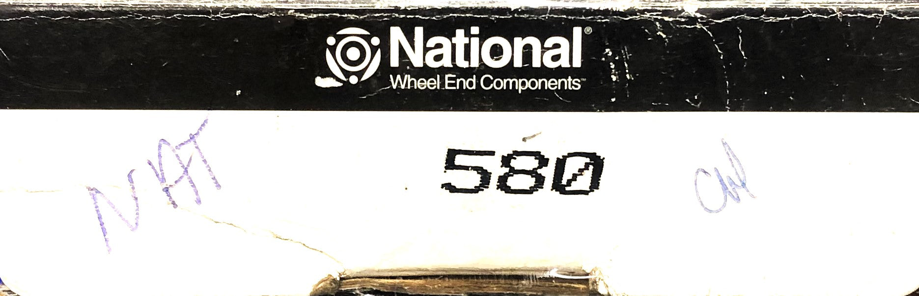 National Tapered Roller Bearing Cone 580 [Lot of 2] NOS