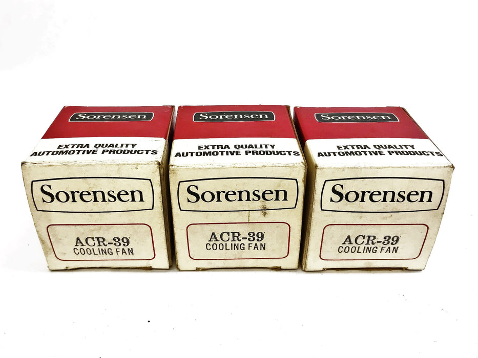 Sorensen A/C Cooling Fan Relay ACR-39 [Lot of 3] NOS