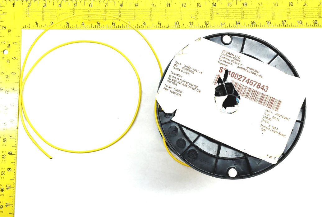 Copperfield Processed Wire Respooled Hook Up Wire Cable 1015BC-14/41-4 NOS