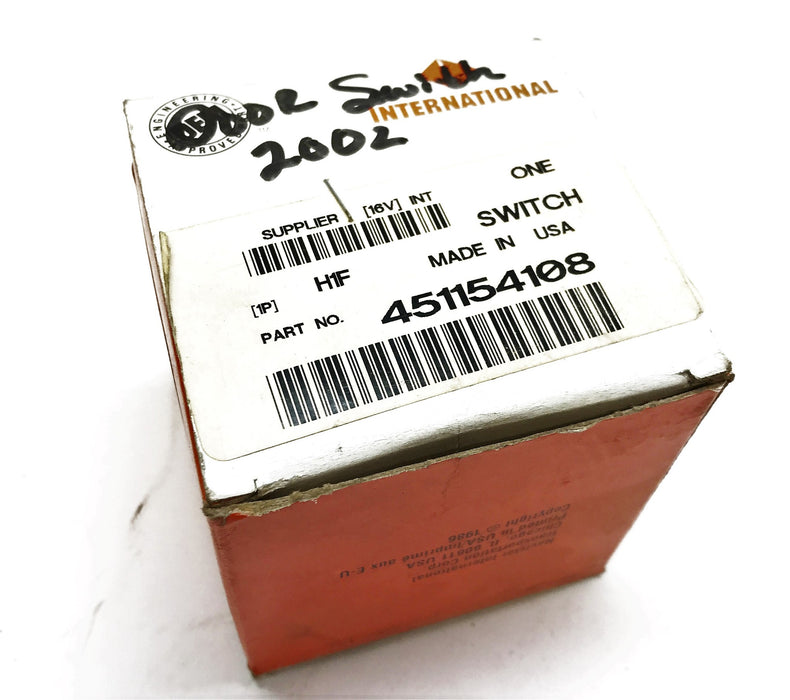 International/Navistar Door Switch 451154108 NOS