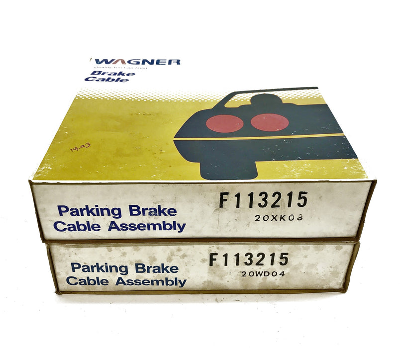 Wagner Parking Brake Cable F113215 [Lot of 2] NOS