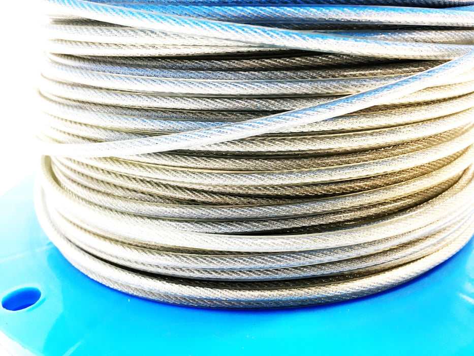 Fastenal Wire Cable 7X7 With Sleeve 43381 NOS
