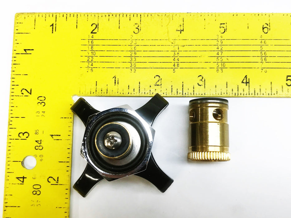 Unbranded Plastic Lab Faucet Handle and Spindle Assembly NOS