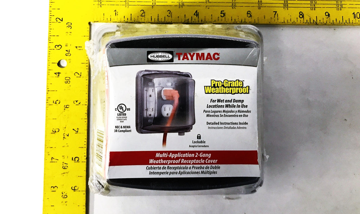 Hubbell Taymac Multi-Application Weatherproof Receptacle Cover MM2410C NOS