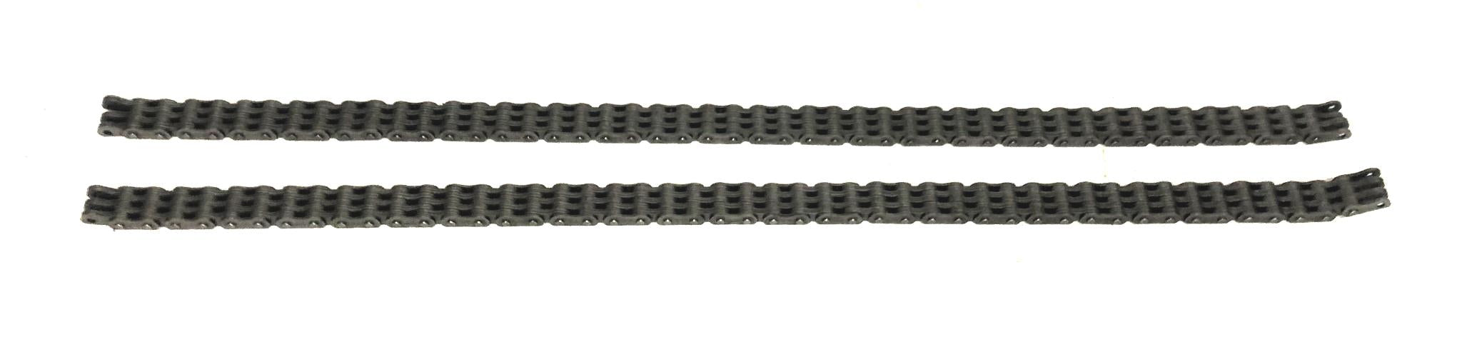 Tsubaki 2 Foot Leaf Chain AL466 (AL4) [Lot of 2] NOS