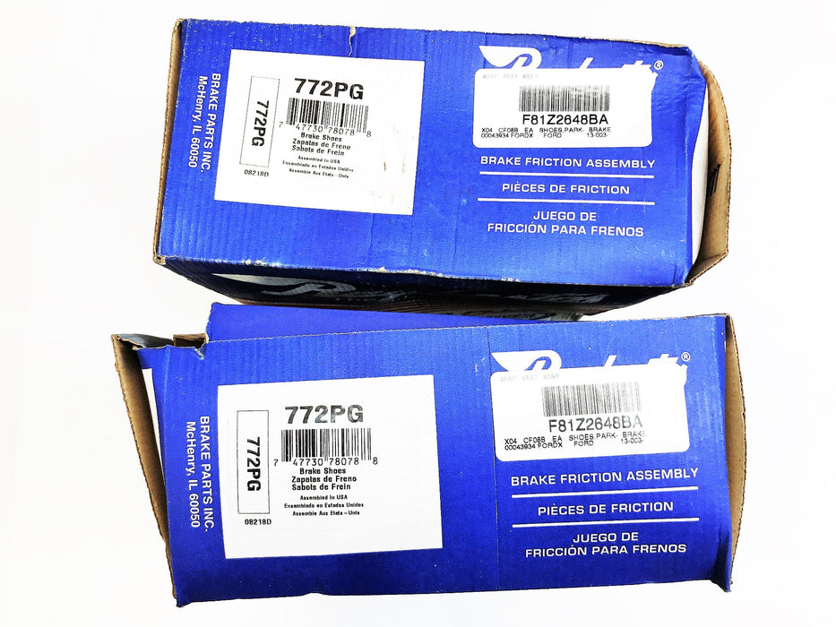 Raybestos Brake Friction Assembly 772PG [Lot of 2] NOS