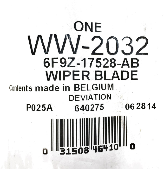 Ford/Motorcraft Wiper Blade WW-2032 (6F9Z-17528-AB) NOS