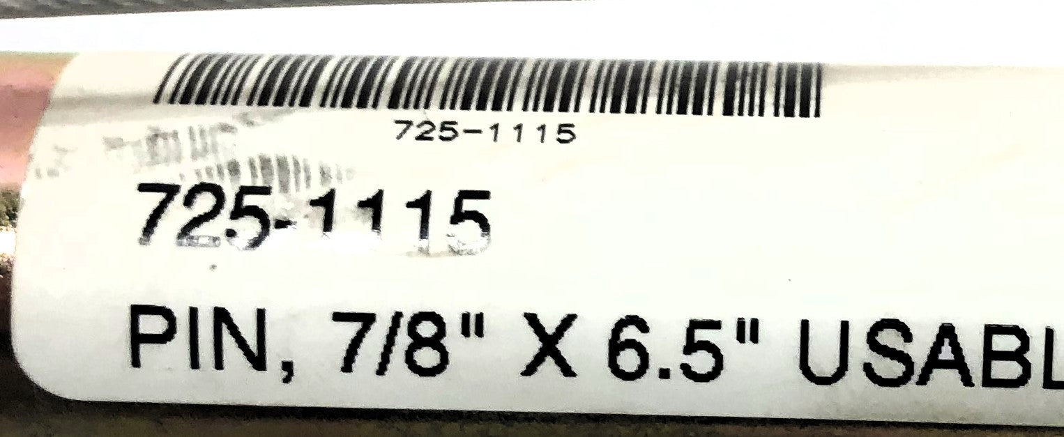 Unbranded 7/8" X 6.5" Trailer Hitch Pin 725-1115 NOS