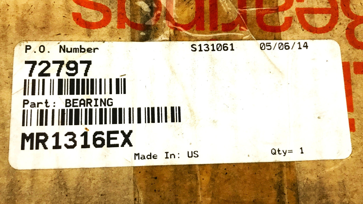 Link-Belt Cylindrical Roller Bearing with Inner Ring MR1316EX NOS