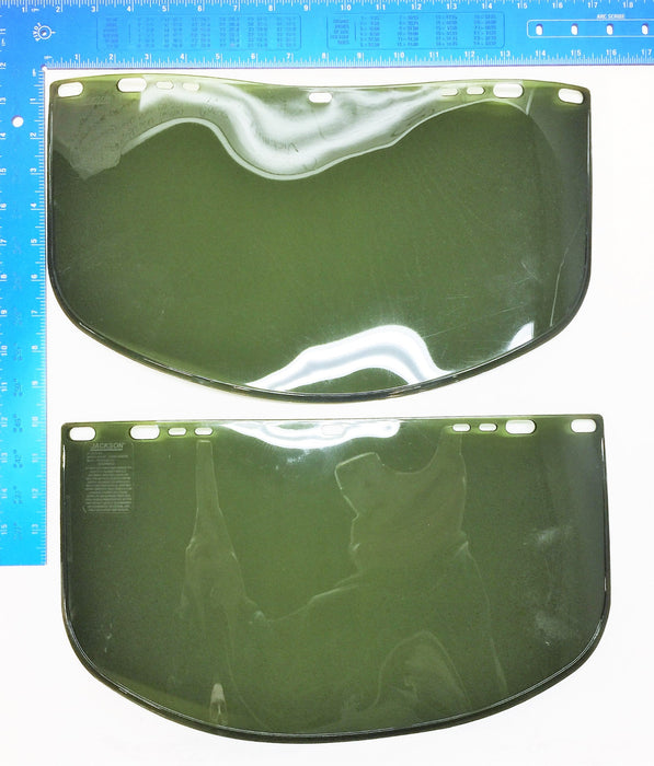 Jackson Dark Green Visor 915-63 [Lot of 2] NOS