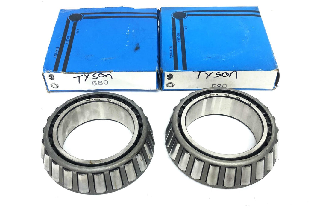 Tyson Tapered Roller Bearing Cup 580 [Lot of 2] NOS