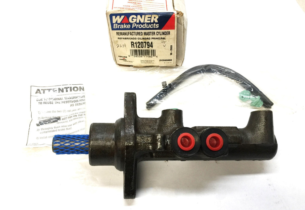 Wagner Brake Master Cylinder R120794 (10-2533) REMANUFACTURED